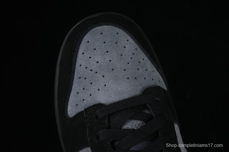 Nike Dunk Low Casual Sneakers in Black-Grey Colorway - HQ1931-001
