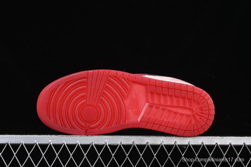 Nike Air Jordan 1 Low AJ1 Valentine's Day Jelly Pink Low-Top Lifestyle Basketball Shoes - HF3174-600