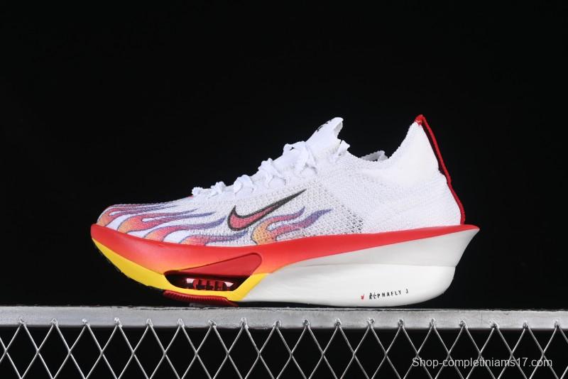 Nike ZoomX Vaporfly NEXT% 3 Marathon Series Foam Ultra-Lightweight Cushioned Running Shoes - HQ3501-100