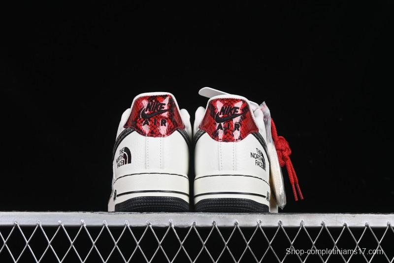 Nike Air Force 1 '07 Low The North Face Collaboration Year of the Snake Limited Edition Silver Snake Casual Sneakers - CH6336-521