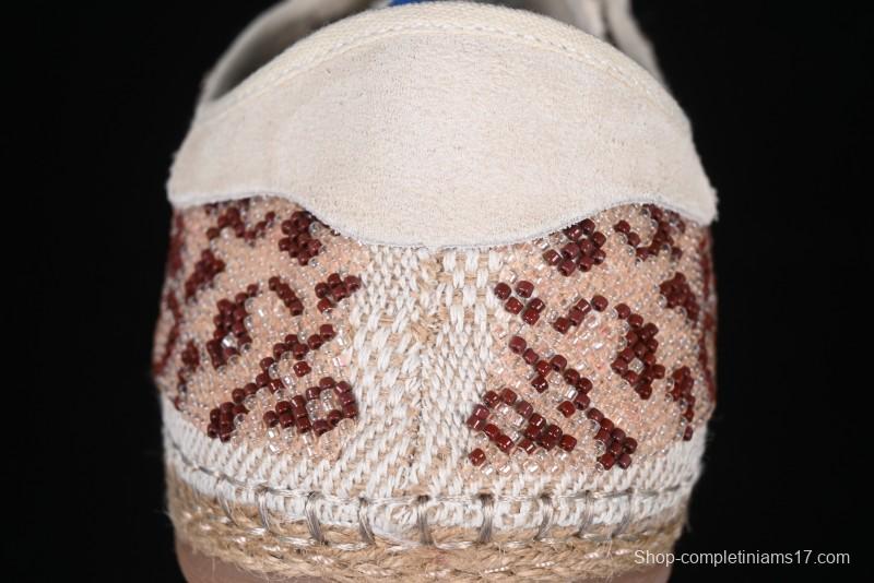 Adidas Clot x Originals Gazelle Indoor Retro Casual Slip-Resistant Wear-Resistant Low-Top Sneakers - IH3642