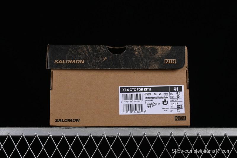 Salomon XT-6 For Kith High-Tech Outdoor Casual Running Shoes - 472068-26