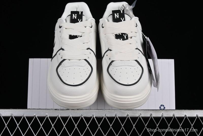 MLB Chunky Liner Basic New York Yankees Thick Sole Casual Sneakers with 6cm Height Increase - 3ASXCLR3N50WHS