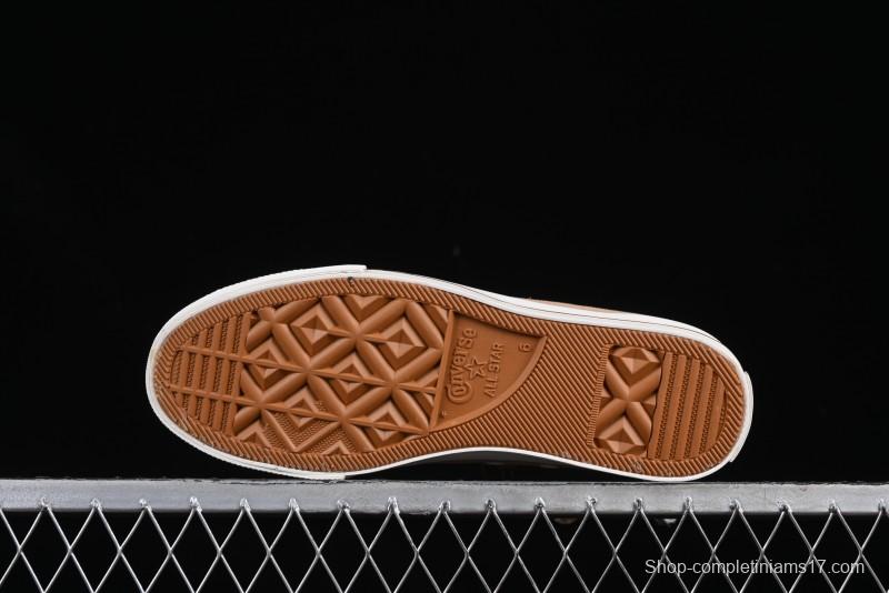 Converse All Star Platform Sneakers in Coffee Bean Milk Tea Color with OrthoLite Insole and Thick Sole for Height Boost - A11619C