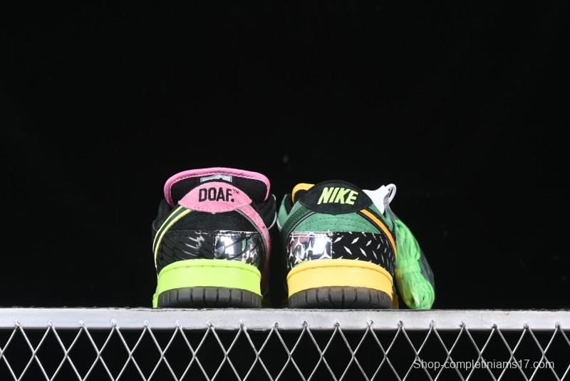 Nike Dunk Low "What The Ducks" Oregon Ducks Football Team Low-Top Casual Sneakers - HV1454-001