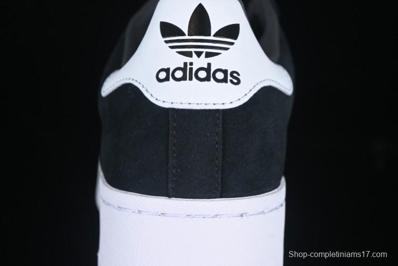 Adidas Originals Superstar XLG Casual Sneakers with Gold Logo Shell Toe and Thick Sole - ID4657