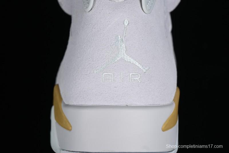 Nike Air Jordan 6 Retro Paris Olympics Sneakers with Metallic Gold Accents - DQ4914-074