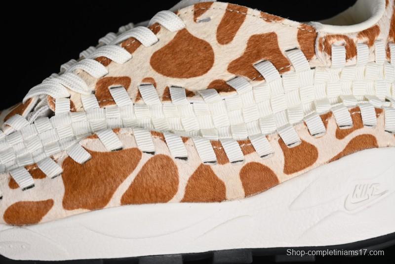 Nike Air Footscape Woven Asymmetrical Weave Slip-Resistant Low-Top Lifestyle Casual Shoes - FB1959-100