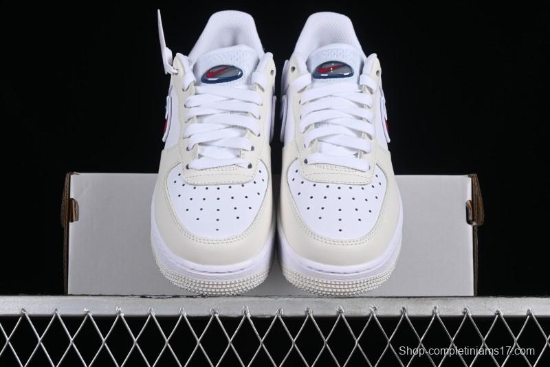 Nike Air Force 1 '07 Low Casual Sneakers with Full-Length Air Cushion - FZ3190-400