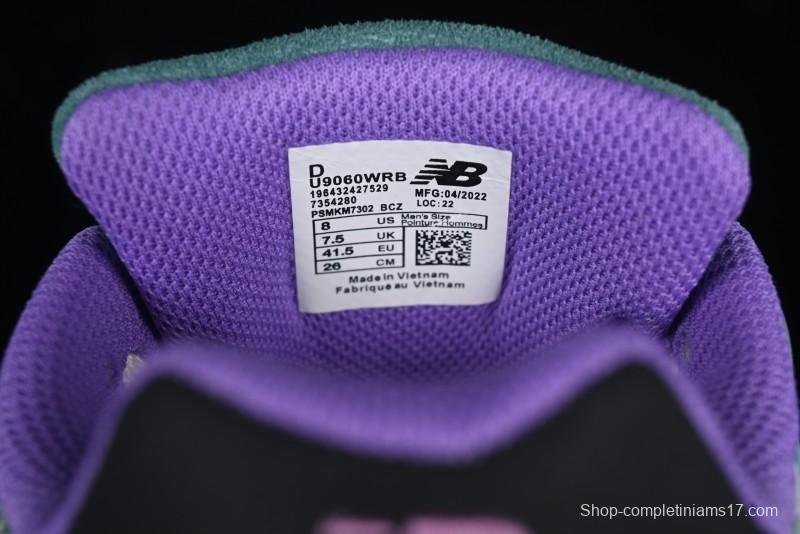 New Balance 9060 Retro Casual Running Sneakers with ABZORB Cushioning Technology - U9060WRB