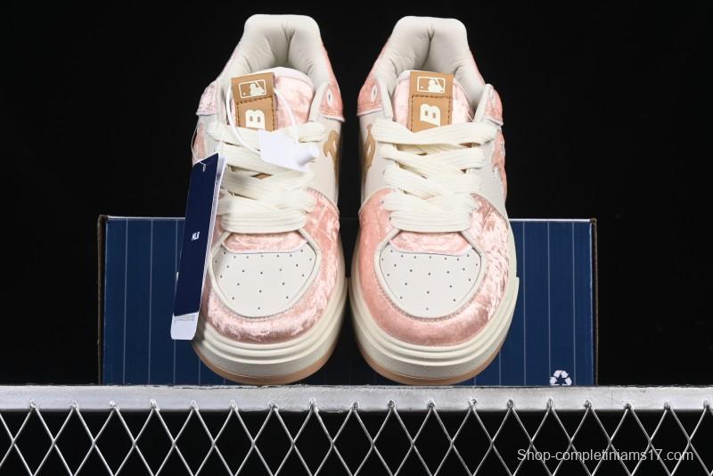 New York Yankees MLB Bigball Chunky Window Velvet Monogram Thick Platform Casual Running Shoes - 3ASXCVC4643BGS