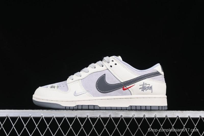 Nike SB Dunk Low Stussy Anniversary Edition Custom High-End Casual Sneakers - DM6868-027