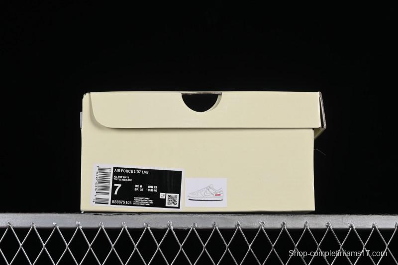 Nike SB Dunk Low Supreme Collaboration - Double Swoosh Anniversary Custom Low-Top Casual Skate Shoes - BB8675-104