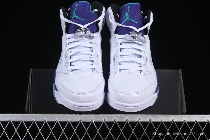 Nike Air Jordan 5 OG "Grape" Retro Basketball Shoes - HQ7978-100
