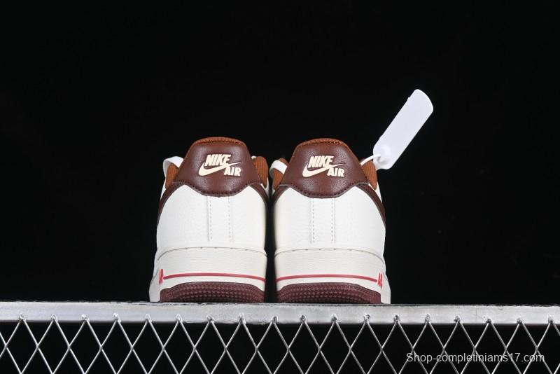 Nike Air Force 1 '07 Low Casual Sneakers with Full-Length Air Cushion - HQ7027-100
