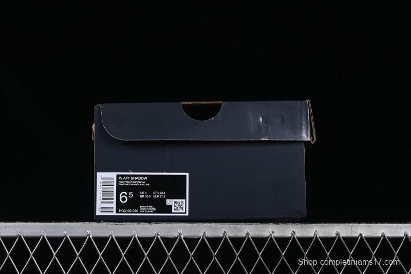Nike Air Force 1 Shadow Lightweight Elevated Low-Top Casual Sneakers - HQ3400-030