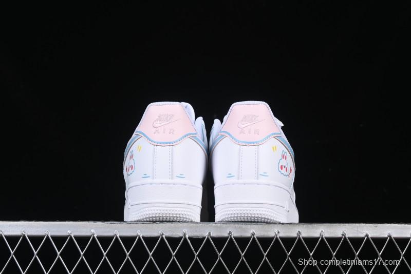 Nike Air Force 1 '07 Low Valentine's Day Limited Edition 2D Hand-Painted Graffiti Lollipop Casual Sneakers - TY0301-111