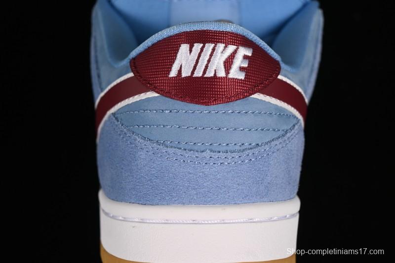 Nike SB Dunk Low "Phillies" Suede Casual Skate Shoes - DQ4040-400