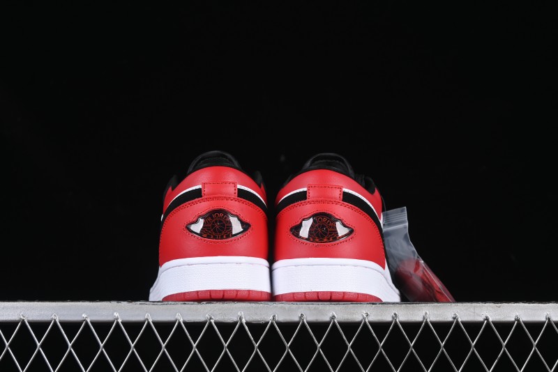 Nike Air Jordan 1 Low "White Black Gym Red" Retro Casual Sneakers - IB8971-106