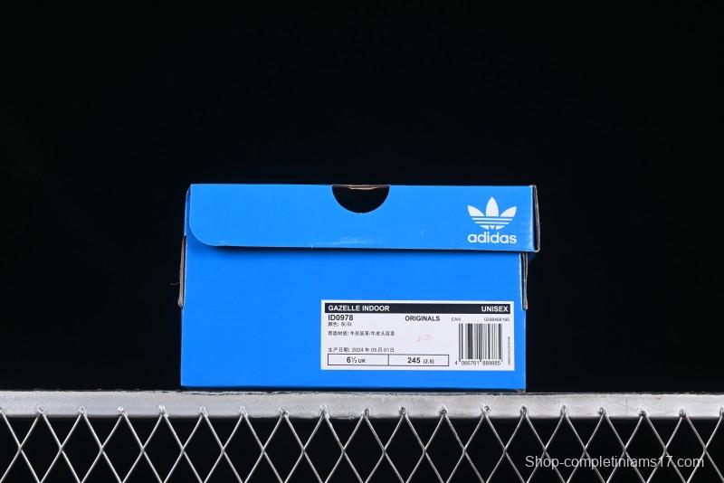 Adidas Originals Gazelle Indoor Retro Casual Anti-Slip Wear-Resistant Low-Top Sneakers - ID0978