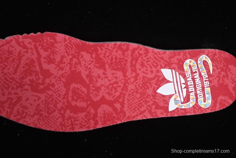 Adidas Originals Gazelle Bold JQ5977 Snake Year Limited Edition Low-Top Sneakers with Anti-Slip and Wear-Resistant Thick Sole