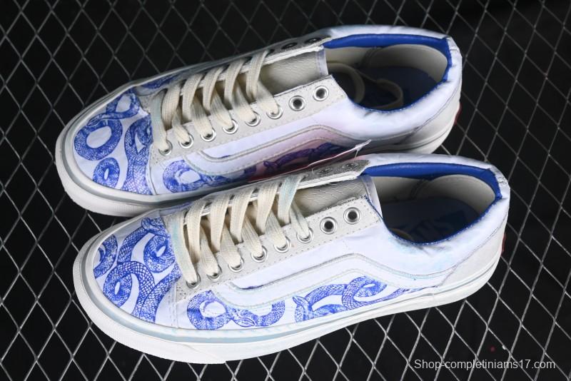 Vans Old Skool Year of the Snake Limited Edition Low-Top Casual Skate Shoes - VN000D57CDA
