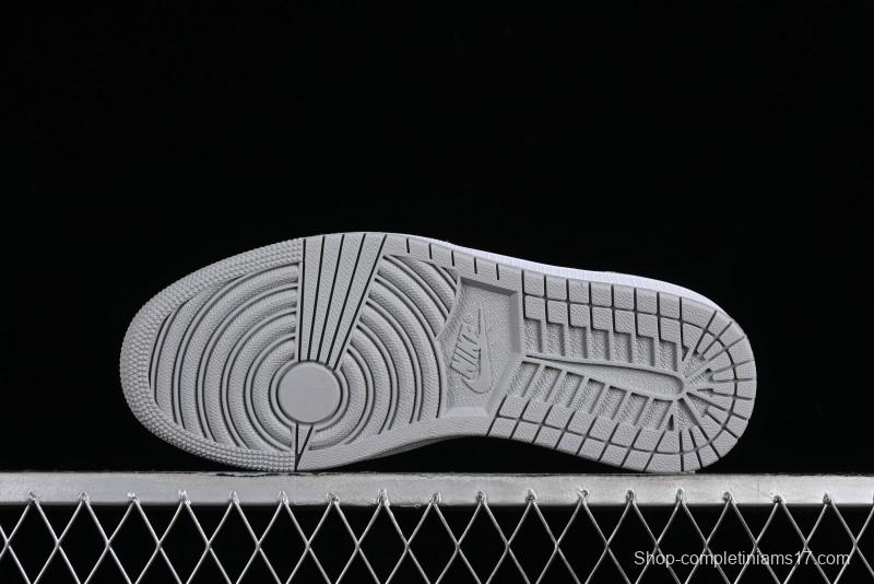 Nike Air Jordan 1 Low AJ1 Grey Black Low Top Casual Sneakers - CZ0790-110