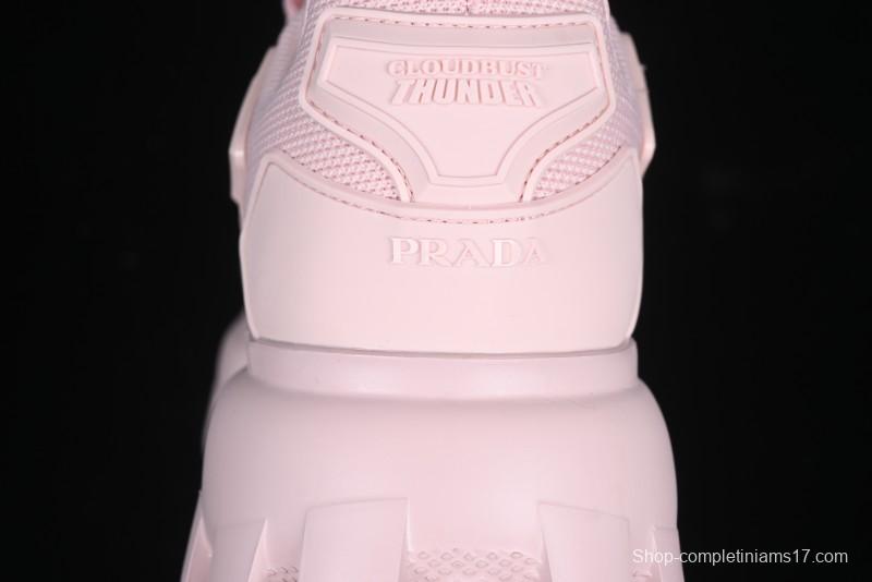 Prada Cloudbust Air Thunder Lifestyle Low-Top Sneakers with Anti-Slip and Wear-Resistant Design - 1E819L