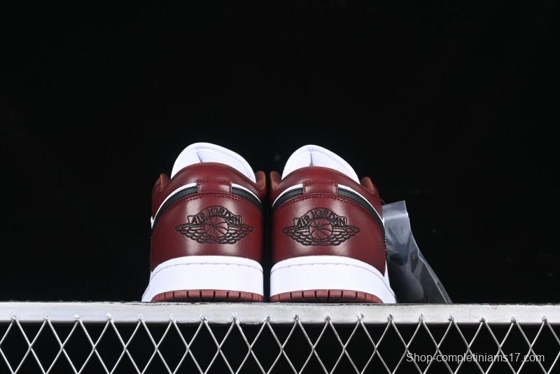 Nike Air Jordan 1 Low AJ1 White University Red Casual Sneakers - HF3148-102