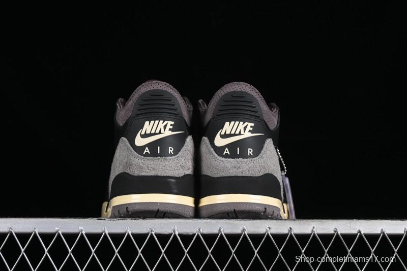 Nike A Ma Maniere x Air Jordan 3 Retro Black Sneakers - FZ4811-001