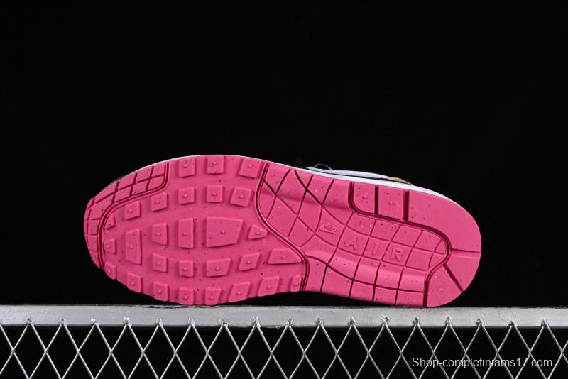 Nike Air Max 1 Premium Retro Running Shoes with Half-Sole Air Cushion - HJ3966-100