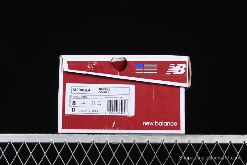 New Balance 990 Series Premium Made in USA Retro Running Shoes - M990GL4