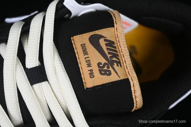Nike SB Dunk Low Premium Skateboarding Shoes in Black and White - FN5880-001
