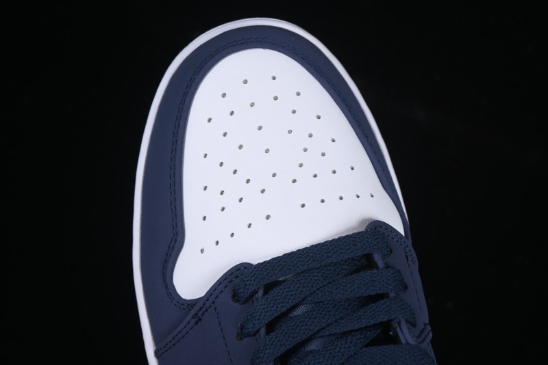 Nike Air Jordan 1 Low AJ1 Patriot Blue Red Low-Top Casual Lifestyle Sneakers - CZ8454-400