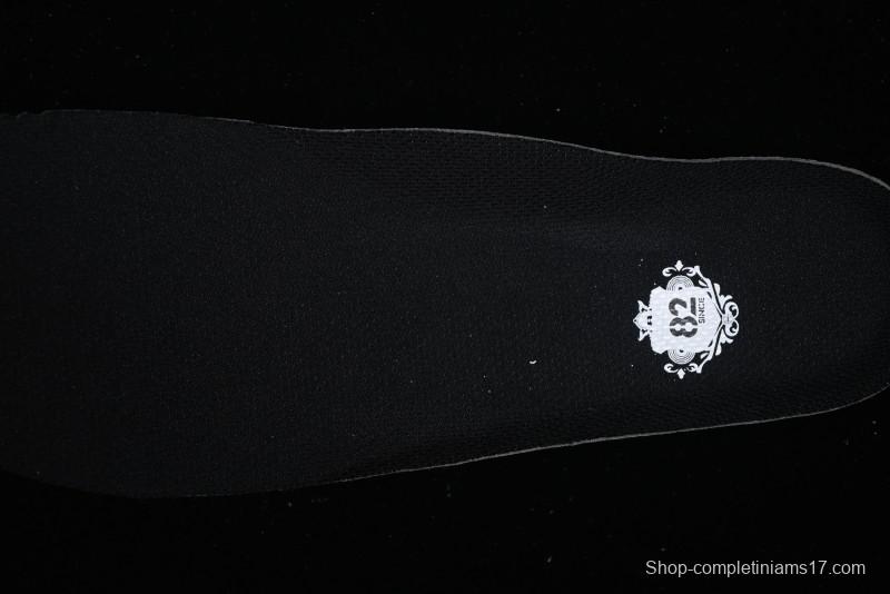Custom "I Love U" Black & White Sneakers - Sleek Barcode Design