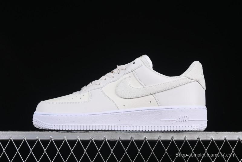 Nike Air Force 1 Low "Triple White Beige" Sneakers