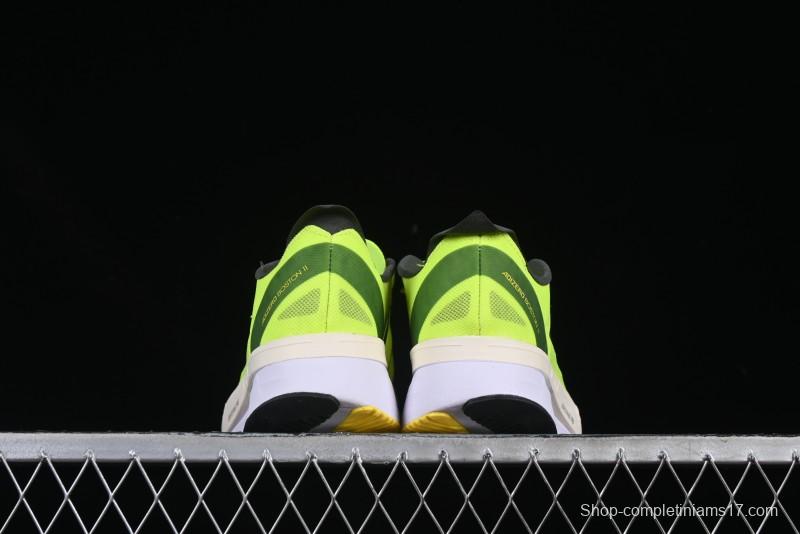 Adidas Adizero Lightstrike Pro Running Shoes - Neon Yellow/Black