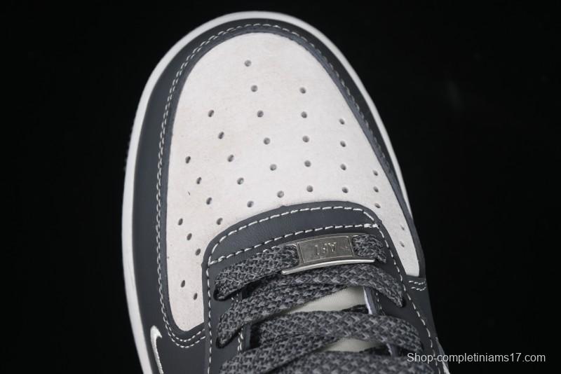 Nike Air Force 1'07 Low Stussy Collaboration Star Dust Grey Low-Top Casual Sneakers - XZ6188-229