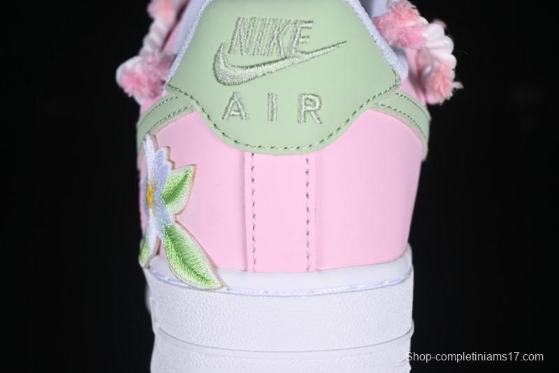 Nike Air Force 1'07 Low Casual Sneakers with Cherry Blossom Design - VV1999-013