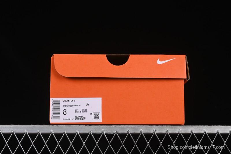 Nike Zoom Fly 6 Lightweight Responsive Running Shoes with Carbon Fiber Plate - FN8454-102
