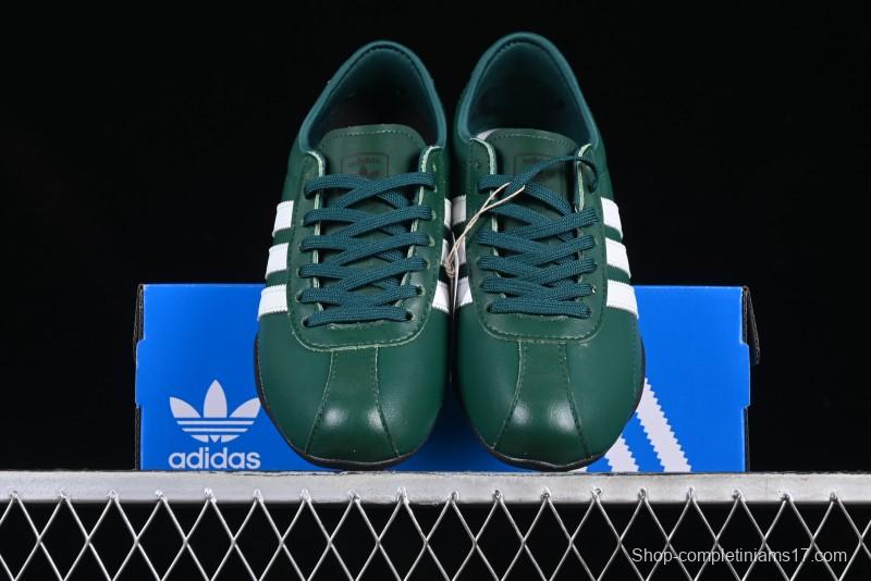 Adidas Tokyo Classic Sneakers - Forest Green & White