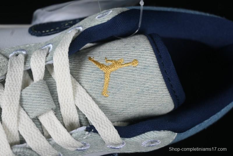 Nike Air Jordan 1 Low "Canadian Tuxedo" Basketball Shoes - IH0648-141