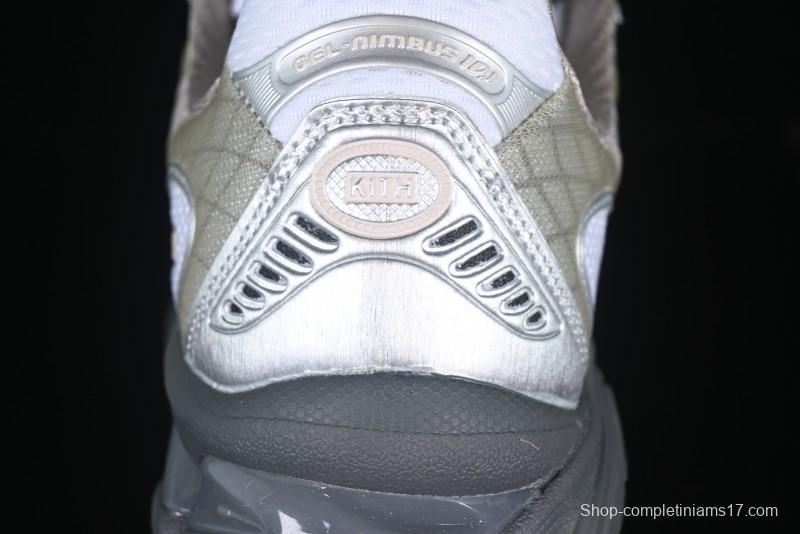 Asics Gel-Nimbus 10.1 Retro Breathable Casual Shoes with Cushioning for Men - 1203A723-100