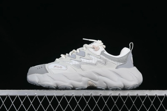 FILA Wave Fusion Chunky Sneakers - White & Gray