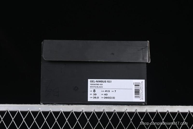 Asics Gel-Nimbus 10.1 Retro Breathable Casual Shoes with Cushioning for Men - 1203A780-101