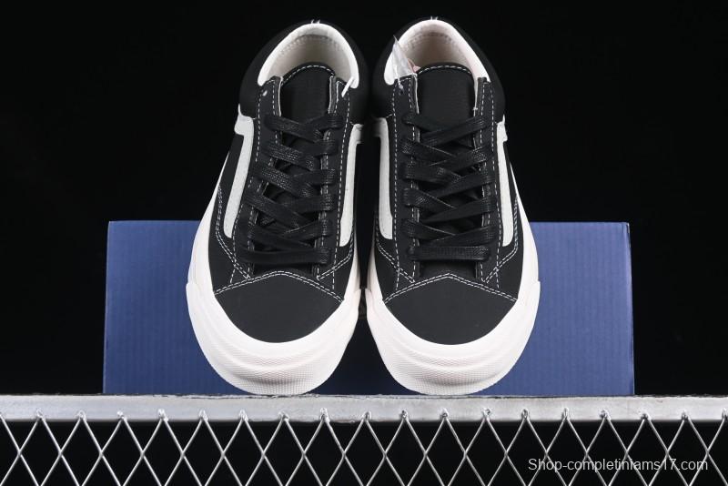Vans Old Skool 36 Low-Top Retro Skate Shoes - VN000D57BLK