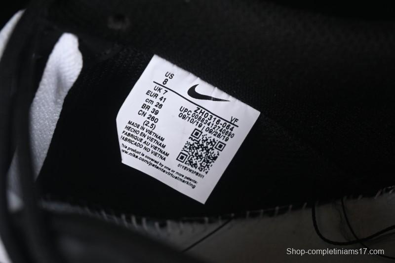 Nike Air Force 1'07 Low Silver Wing Panda Casual Sneakers with Strap - ZH0316-064