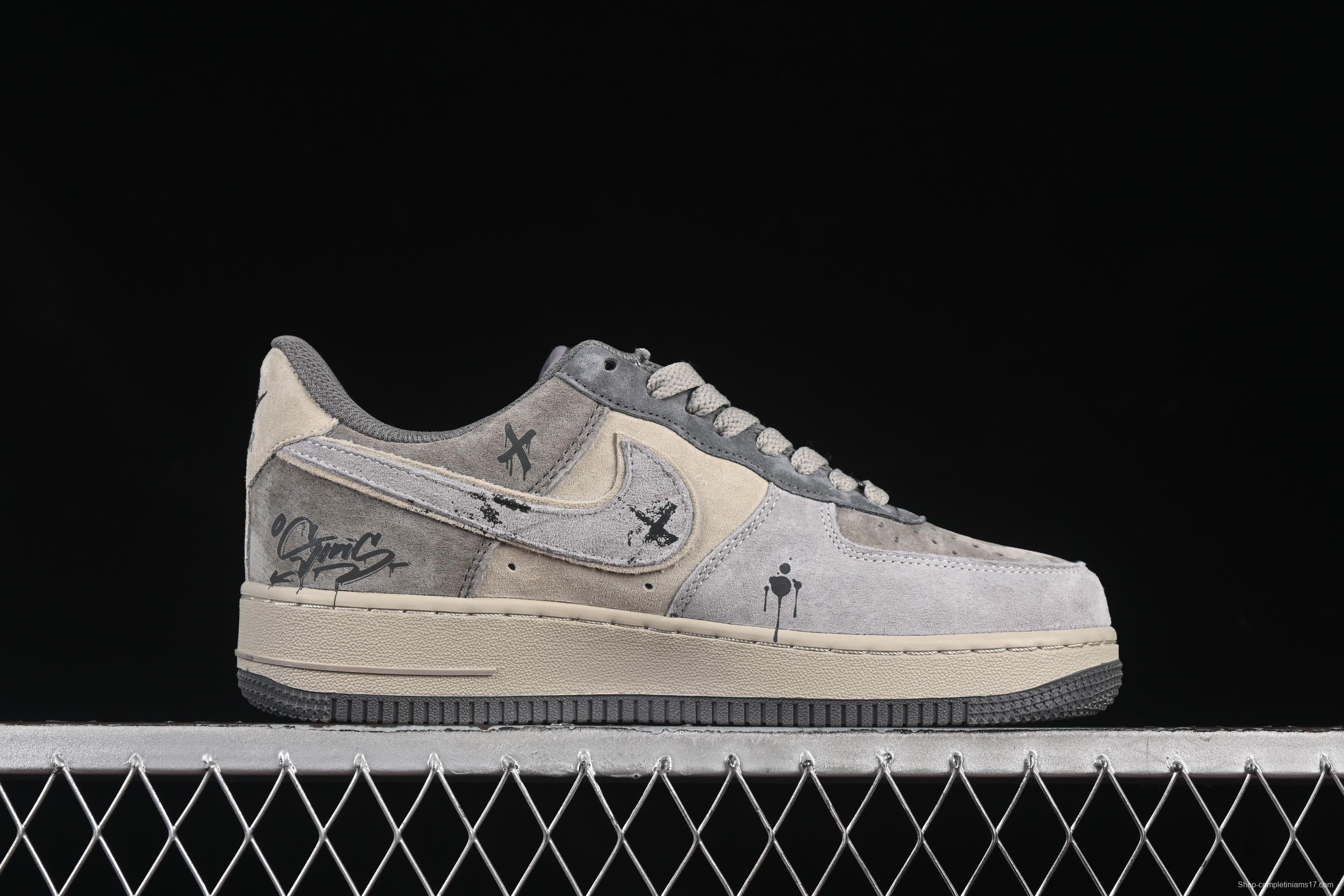 Nike Air Force 1'07 Low Dark Skull Casual Sneakers - YD2425-660