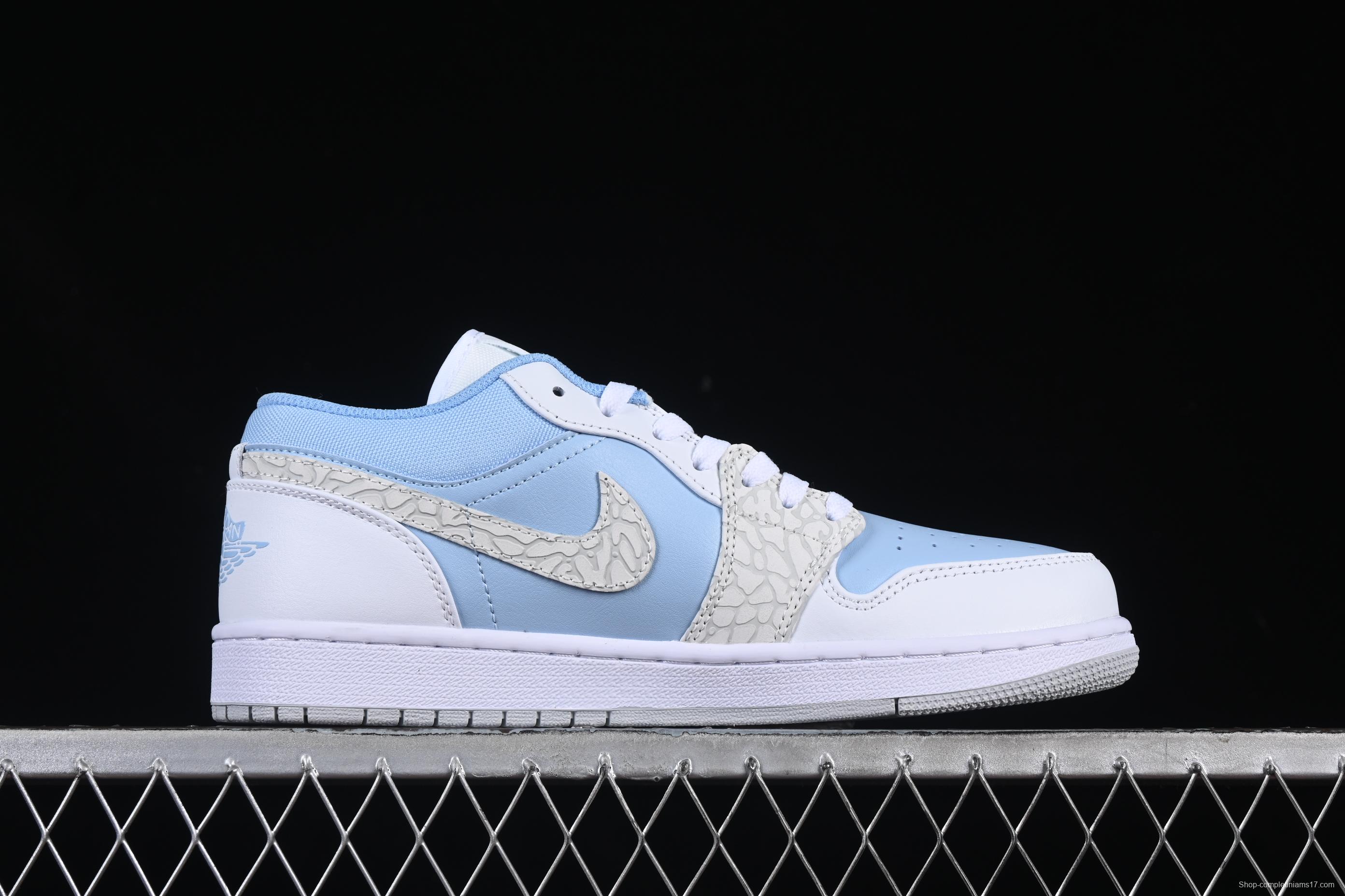 Nike Air Jordan 1 Low "True Blue" Basketball Shoes - IB7692-400