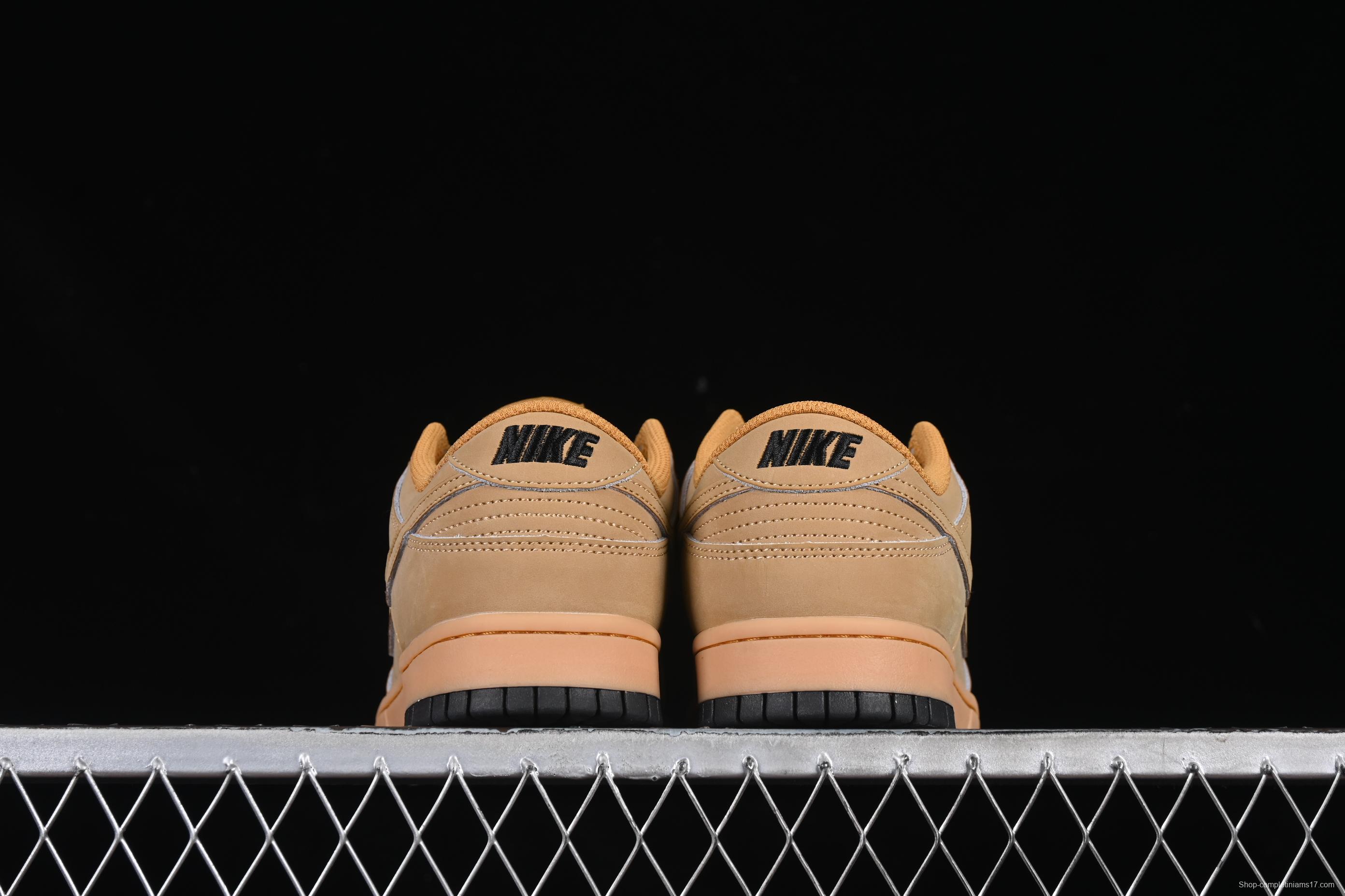 Nike SB Dunk Low Wheat Low-Top Casual Skate Shoes - HQ1932-700